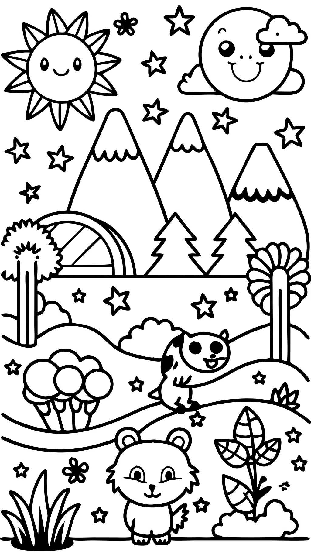 free color by number printable pages